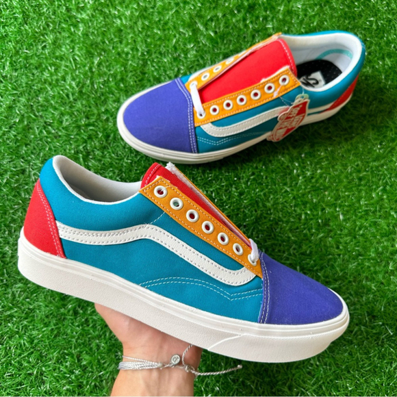 Vans Other - 🍀New Vans Comfycush Old Skool Multi Block